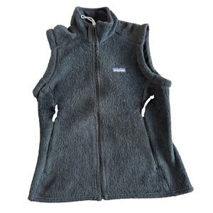 Women's Patagonia R2 Regulator‎ Vest Fleece Polartec Black Size MEDIUM